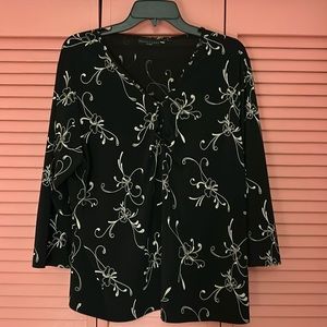 APOSTROPHE' Woman Black Top 1X